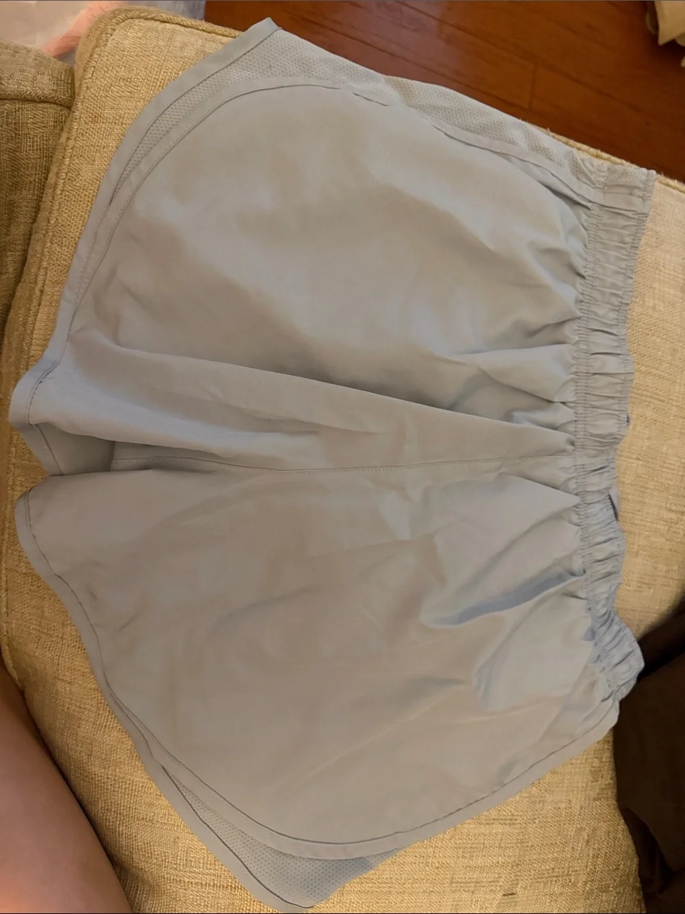 Nike Women's Light Gray Athletic Running Shorts